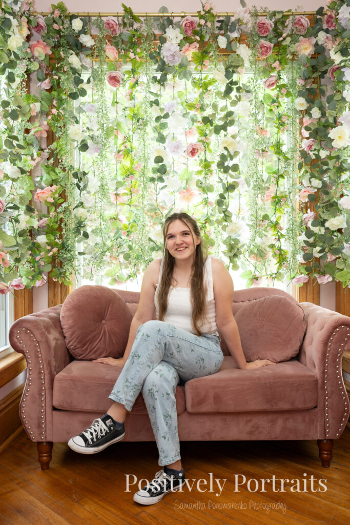 Medina Senior Photos Black Cat Bookstore Positively Portraits