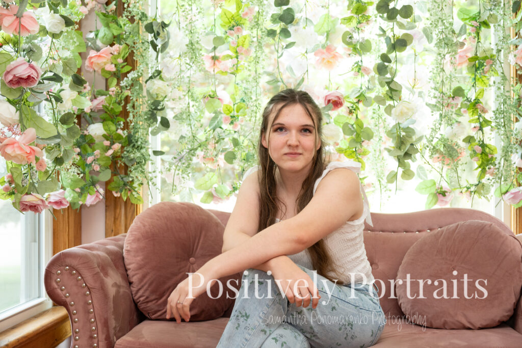 Medina Senior Photos Black Cat Bookstore Positively Portraits