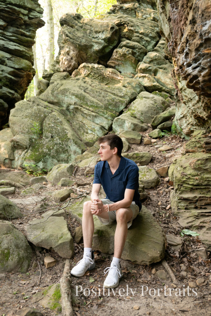 To switch things up, Cameron changed into khaki shorts and a navy button-up shirt. With the addition of sunglasses and a relaxed attitude, these shots captured his laid-back side, cool, collected, and ready for whatever comes next.