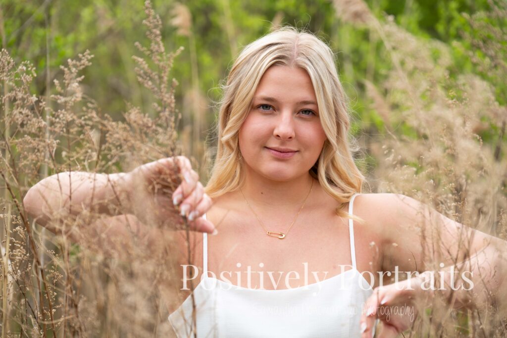 Brookside Reservation Cherry Blossom Senior Photos Cleveland Ohio