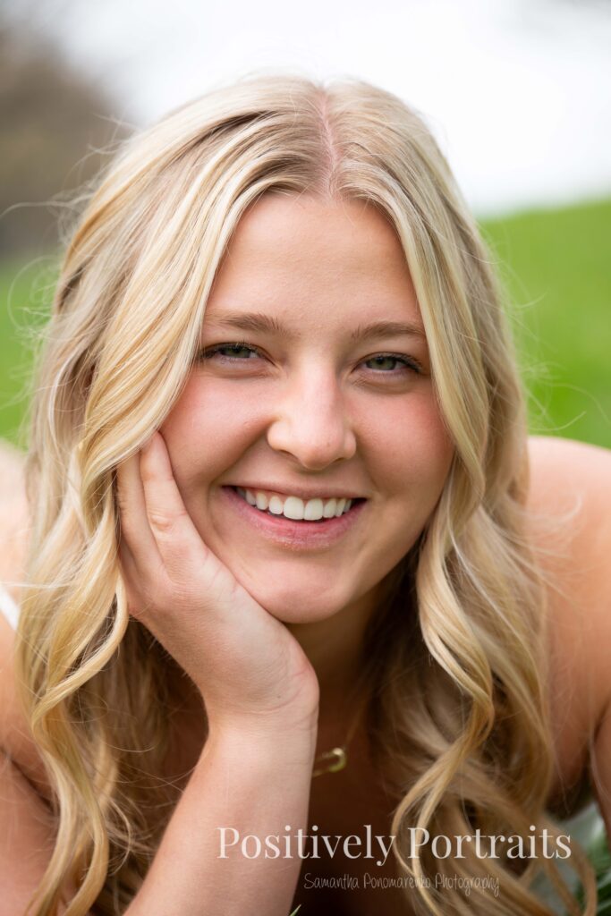 Brookside Reservation Cherry Blossom Senior Photos Cleveland Ohio