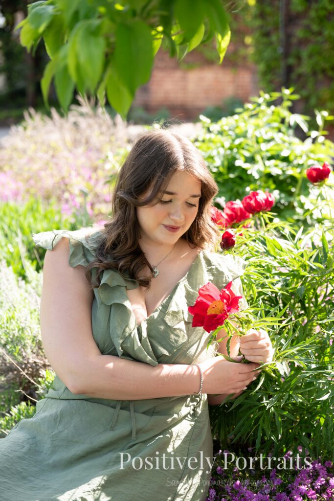 Senior Photos Kingwood Center Gardens Mansfield Ohio Flower Senior Photos Ohio