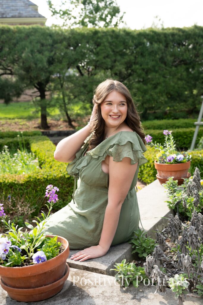 Senior Photos Kingwood Center Gardens Mansfield Ohio Flower Senior Photos Ohio